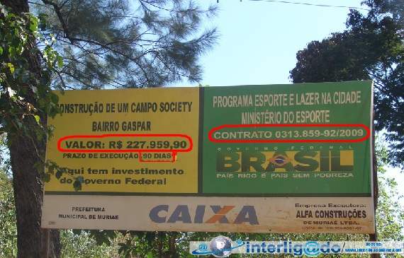 Em 2009, governo liberou R$ 227 mil para construção de campo de futebol no Gaspar que até hoje não existe