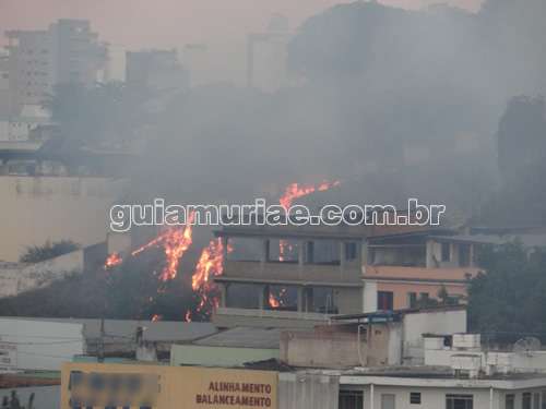 Incêndio próximo a depósito de gás na Barra