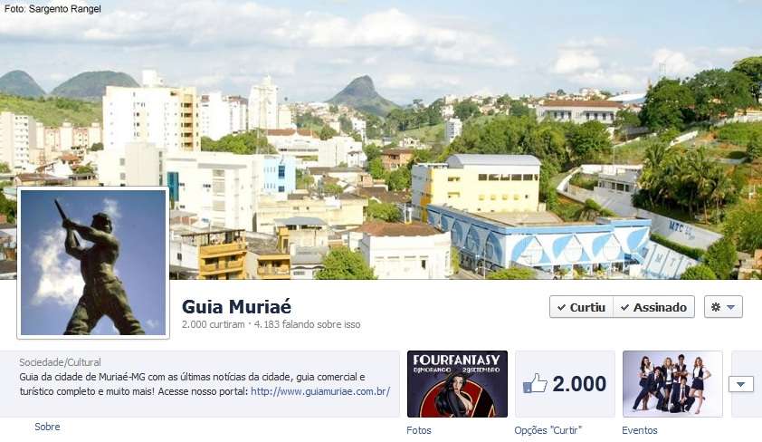 Fan Page do Guia Muriaé