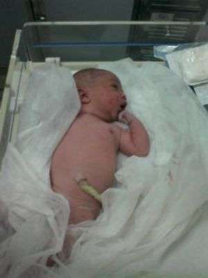 Guilherme nasceu em Muriaé com a ajuda dos Bombeiros