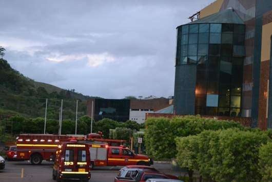 Incdêncio em laboratório no Hospital do Câncer em Muriaé