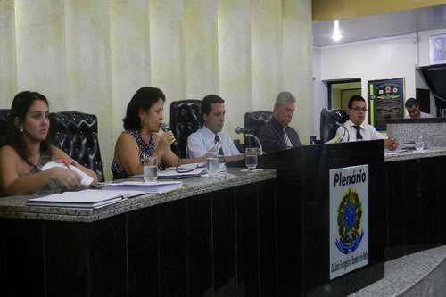 Reunião da Câmara Municipal de Muriaé