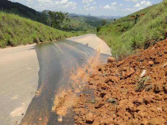 BR 356, no trech Muriaé-Pirapanema, passará por reforma