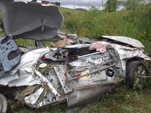 Acidente perto de Retiro do Muriaé