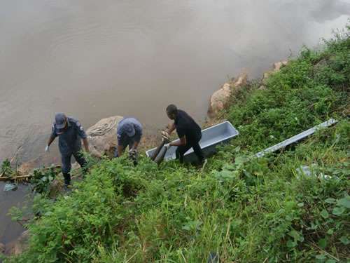 Corpo foi encontrado no Rio Muriaé