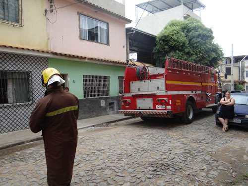 Princípio de incêndio no Dornelas