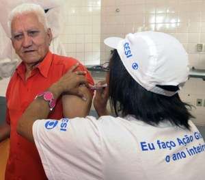 Vacinação contra a gripe em Muriaé