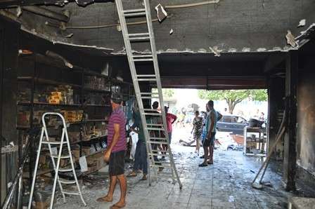 Incêndio em Patrocínio do Muriaé