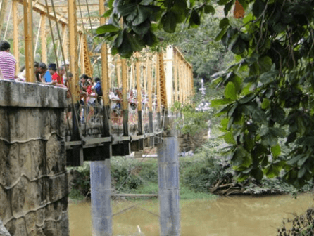 Ponte no qual Márcia pulou em Patrocínio do Muriaé