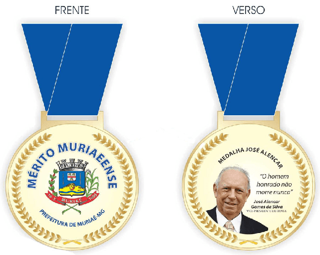 Medalha do Mérito Muriaeense - Medalha José Alencar