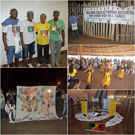 Representantes da comunidade negra de Muriaé