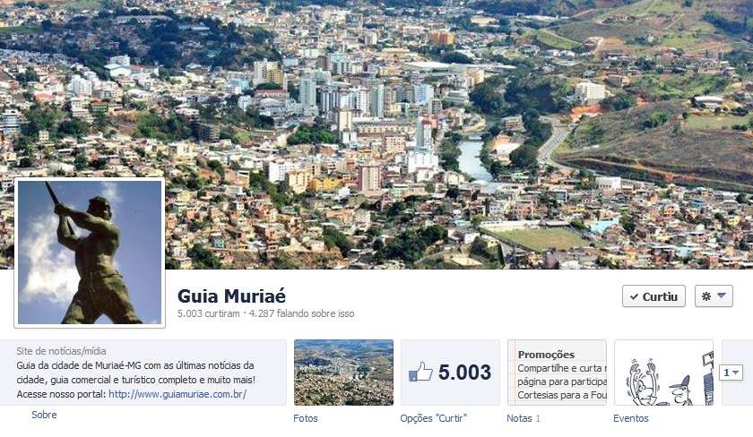 Fan Page do Guia Muriaé