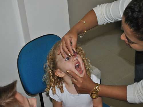 Campanha contra Pólio em Muriaé