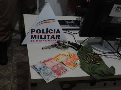 PM prende homem com revólver no bairro São José em Muriaé