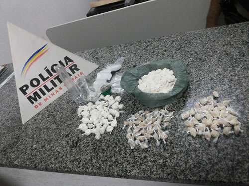 Grande quantidade de drogas apreendidas em Laranjal