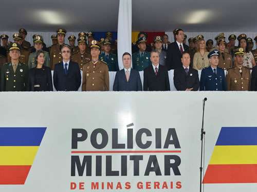Governador Antonio Anastasia, nas comemorações do 238° aniversário da PM, na Academia de Polícia 