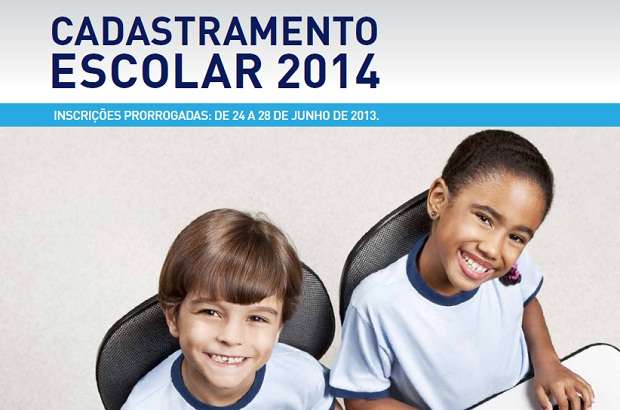 Cadastramento escolar 2014