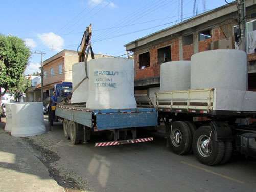 Obras do Complexo Santa Rita no bairro Prefeito Hélio Araújo