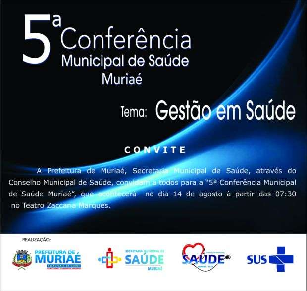 5ª Conferência Municipal de Saúde