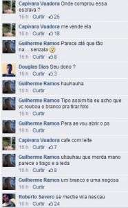 Casal de Muriae sofre racismo no Facebook - Comentarios