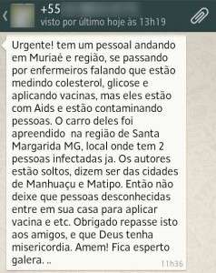 Boato circulando em Muriae