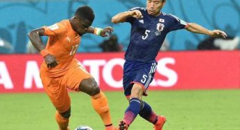 Copa do Mundo: Costa do Marfim vence o Japão de virada por 2 a 1