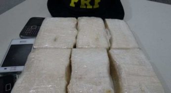 PRF apreende cerca de 2 kg de cocaína em Muriaé