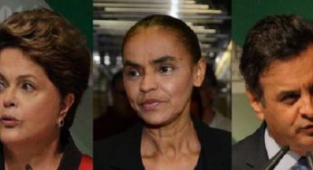 Pesquisa CNT/MDA: Dilma tem 36%, Marina 27% e Aécio 17%