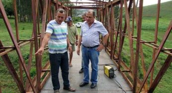 Prefeitura de Muriaé reforma ponte em Itamuri e anuncia mais obras para o distrito