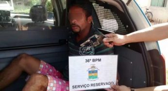 Homem é preso por porte ilegal de arma de fogo em Santo Antônio de Pádua