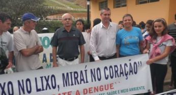 Marcha contra a sujeira no Rio Fubá em Miraí