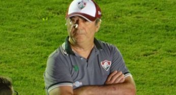 Técnico do Fluminense elogia estádio e torcida muriaeense