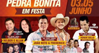 Prefeitura de Pedra Bonita divulga programação da Festa da Cidade 2016