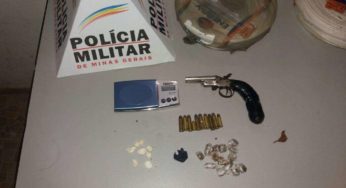 Quatro são detidos e PM apreende arma, munições e drogas no bairro Encoberta