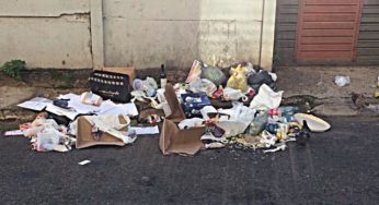 DEMSUR alerta a população para não descartar lixo fora do horário de coleta