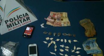 Trio é preso suspeito de tráfico de drogas em Miraí