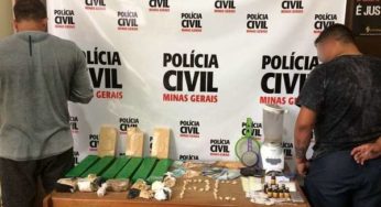 Primos são presos durante operação contra o tráfico de drogas em Ubá