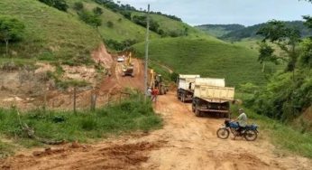 Estrada da Capetinga é recuperada pela Prefeitura de Muriaé