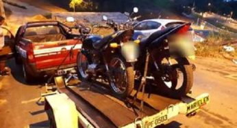 PM de Muriaé recupera duas motos antes de proprietários perceberem o furto