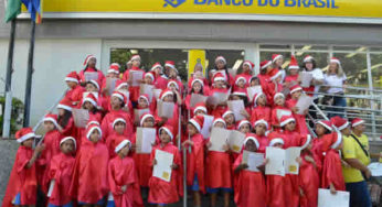 Crianças do Projeto AABB Comunidade encantam público em Cantata de Natal