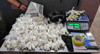 Adolescentes são apreendidos com mais de 3 mil papelotes de cocaína em Muriaé