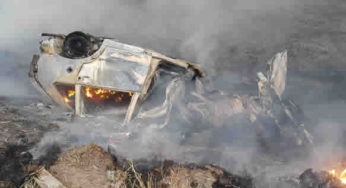Duas pessoas morrem em grave acidente na BR-262, em Reduto