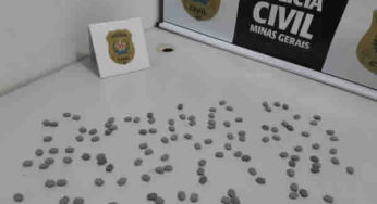 Polícia Civil apreende mais de 500 comprimidos de ecstasy em Viçosa