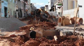 Obras de drenagem no bairro Safira em Muriaé entram em fase final