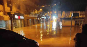 Várias cidades da região amanhecem com inundações e deslizamentos de terra; MG-111 está interditada