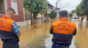 Chuvas na divisa de MG com o RJ desalojam 2 mil pessoas e provocam inundações