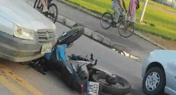 Motociclista morre em acidente com carro na BR-356 em Muriaé