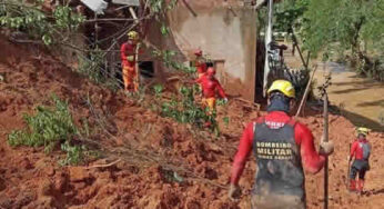 Menino e 3 mulheres morrem em deslizamento de terra em Minas Gerais