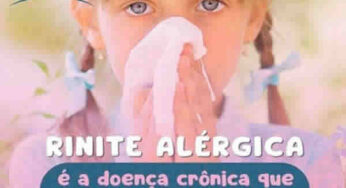Rinite crônica é a doença que mais afeta as crianças