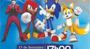 Sonic 2: Muriaé recebe espetáculo infantil no próximo domingo